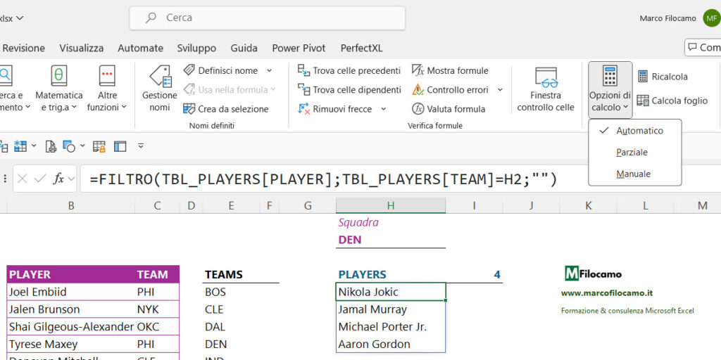 QUALI_SONO_OPZIONI_CALCOLO_MICROSOFT_EXCEL_MARCOFILOCAMO_CALCOLO_AUTOMATICO