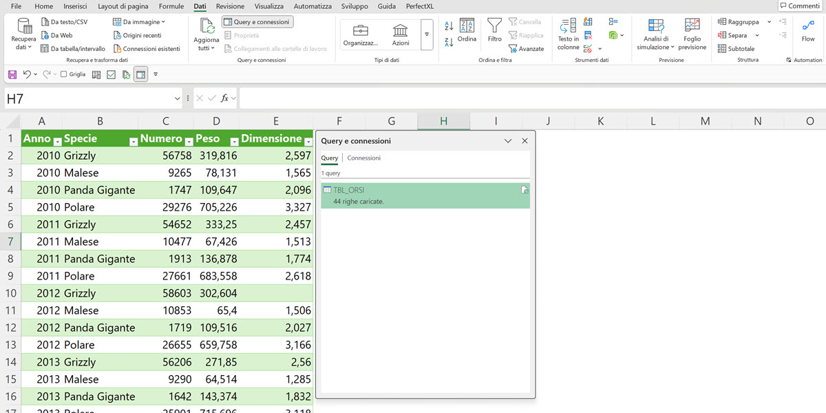 POWER_QUERY_EXCEL_QUERY_CARICAMENTO_DATI_IN_EXCEL